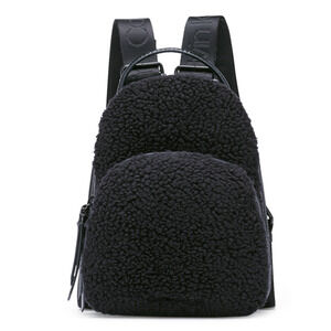 Calvin Klein Astatine Sherpa Mini Backpack Black